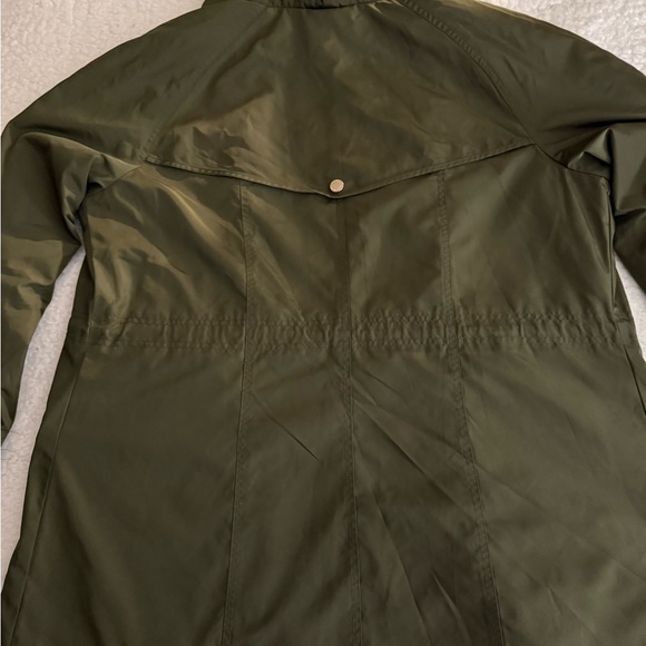 NWT Michael Kors Hooded Olive Green Utility jacket w/pockets and drawstring xl - Picture 9 of 9